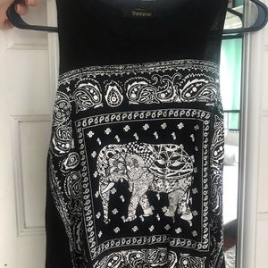 Graphic muscle shirt